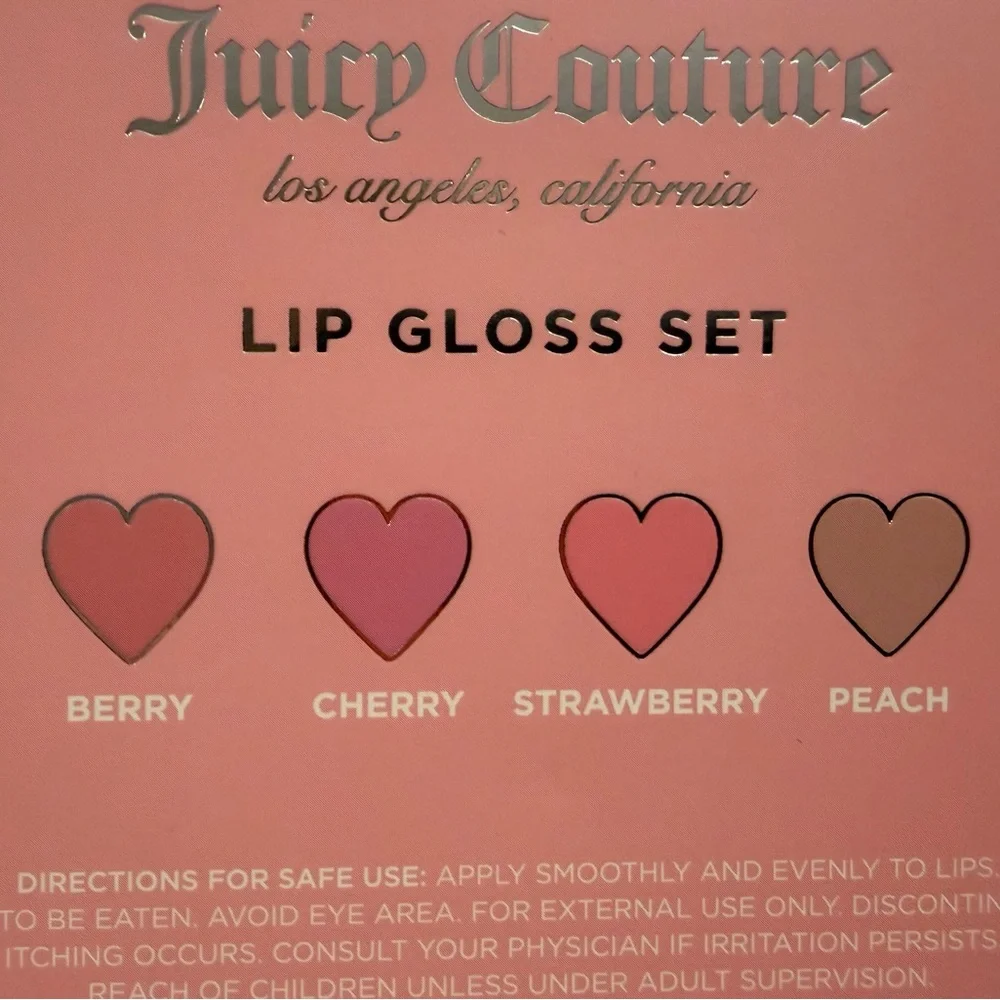 Juicy Couture Bundle Eyeshadow Palette - 2 Lip Gloss Sets